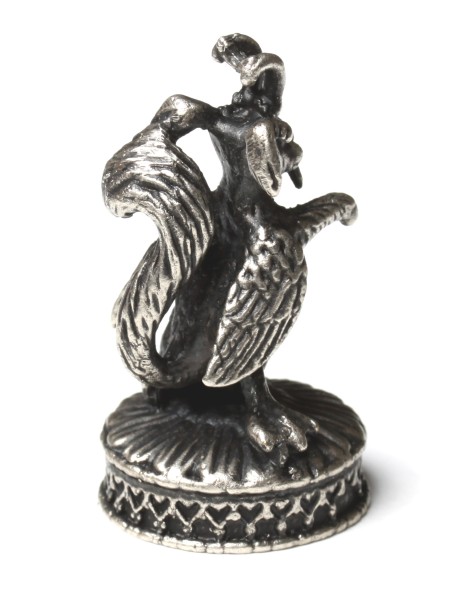 Versilberte Abschlussfigur WOLPERTINGER