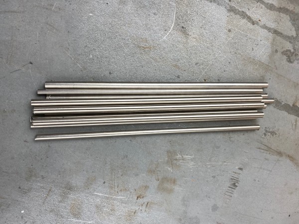 Edelstahl Rohr 8x1mm